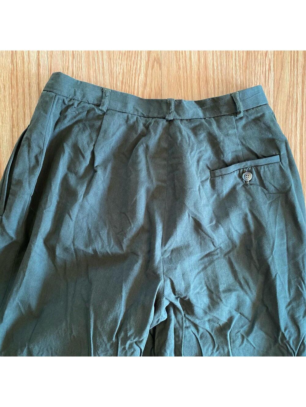 Evan Picone Vintage Green Trousers Pants Women 8 / 10 Medium - Picture 9 of 15